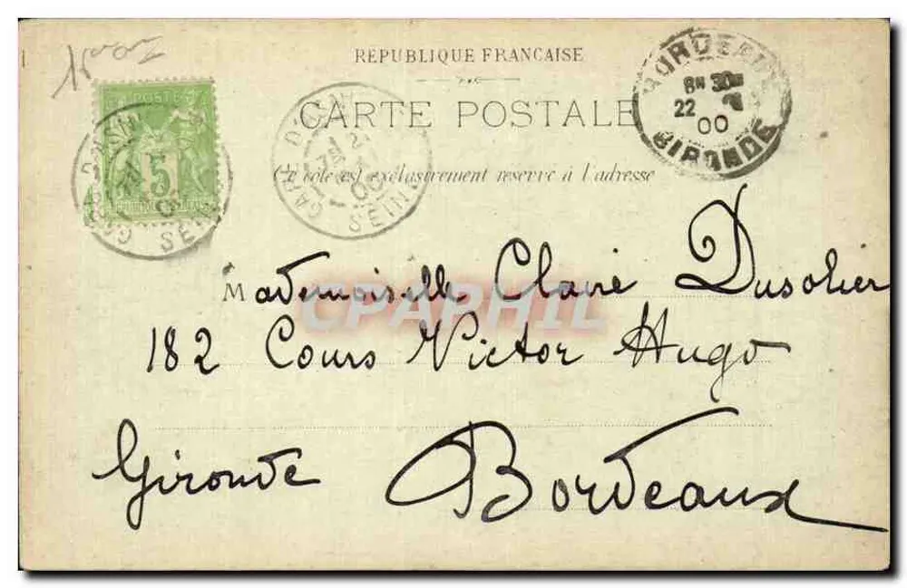Paris — O Trocadéro — editor Paris, n°43 - Verso