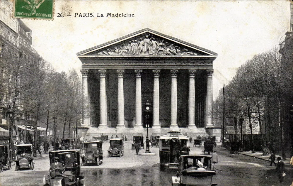 Paris. A Madeleine — Editor República Francesa, n° 26 - Frente