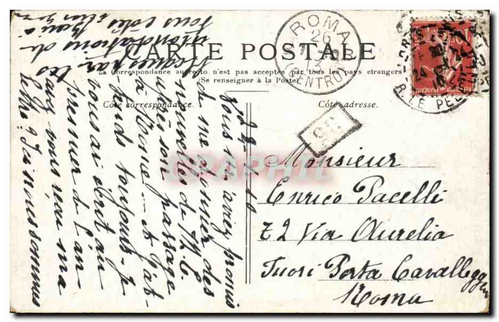 Paris — O local das Tuileries - Verso