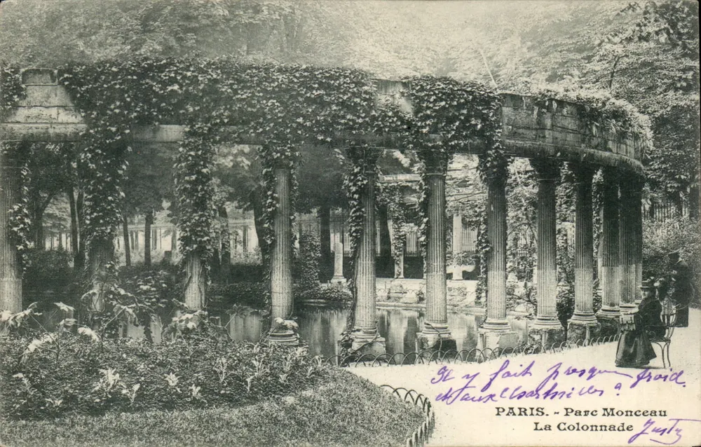 Paryż - Park Monceau - Kolumnada - Awers