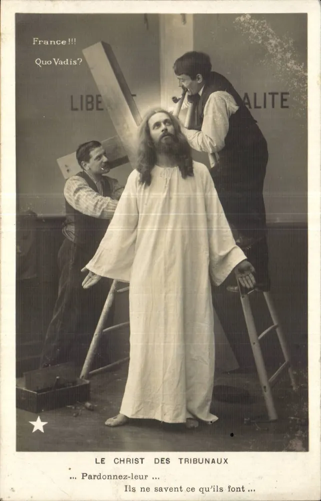 O Cristo dos tribunais — Série N° 780 — Papier Gaullennos - Frente