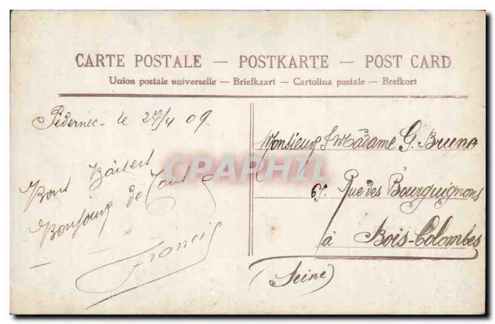 Baby zum Verkauf — Unbekannter Verlag, Nr. 4021 - Rückseite
