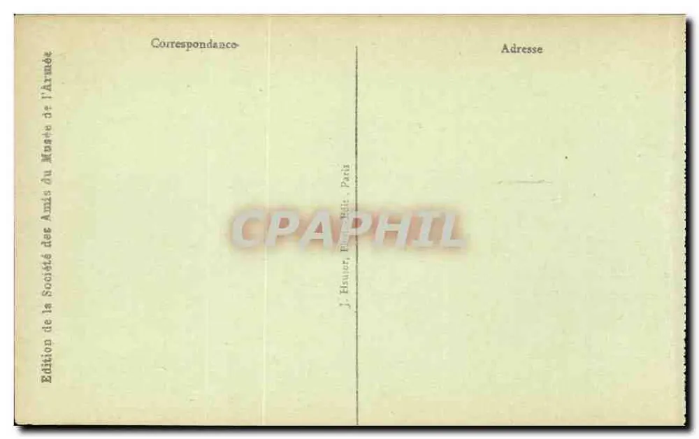 Paris - Hotel des Invalides (Die Triumphbatterie) — J. Hauer, Nr. 246 - Rückseite