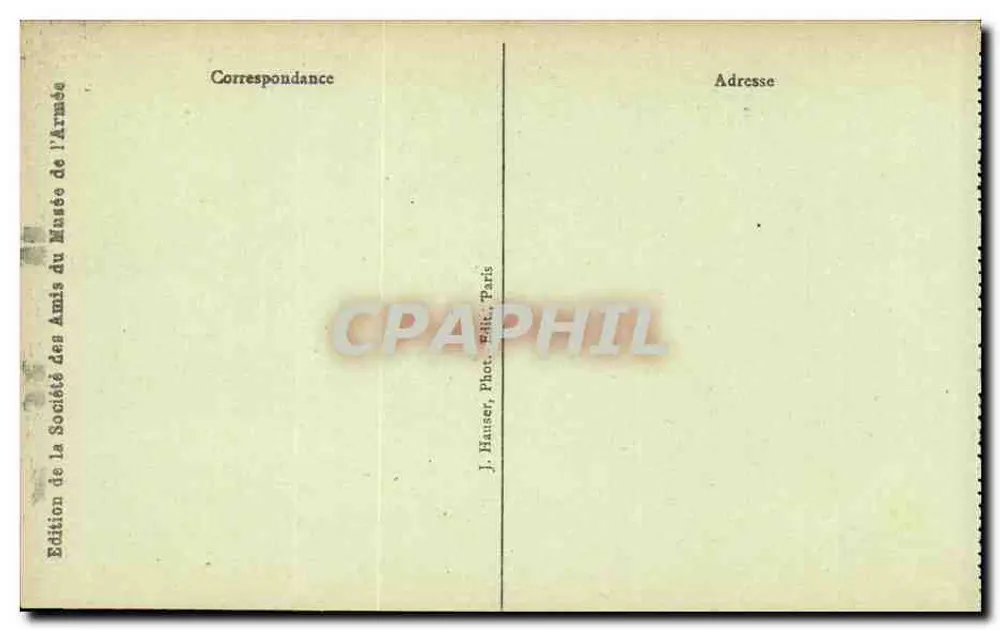 Paris - Hotel dos Invalidos - Cour d'Honneur — J.H. — n°44 - Verso