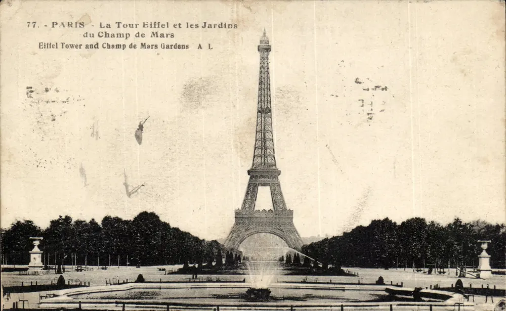 Paris - La Tour Eiffel et les Jardins du Champ de Mars — A L, n°77 - Awers