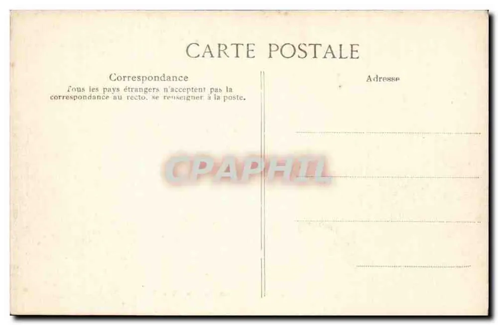 Paris — Platz und Fontäne Saint-Michel — E.D. n°4165 - Rückseite