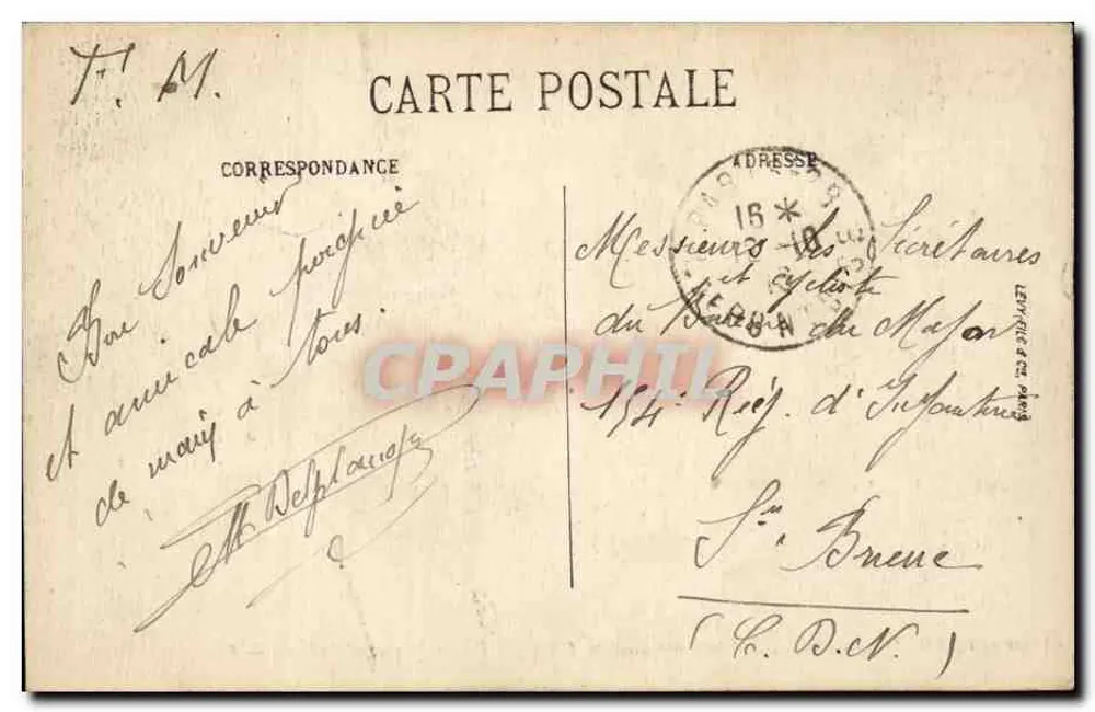 Paris (5. Bezirk) — Das Hotel de Cluny, erbaut 1490 vom Abt Jacques d'Amboise — LL. — Nr. 98 - Rückseite