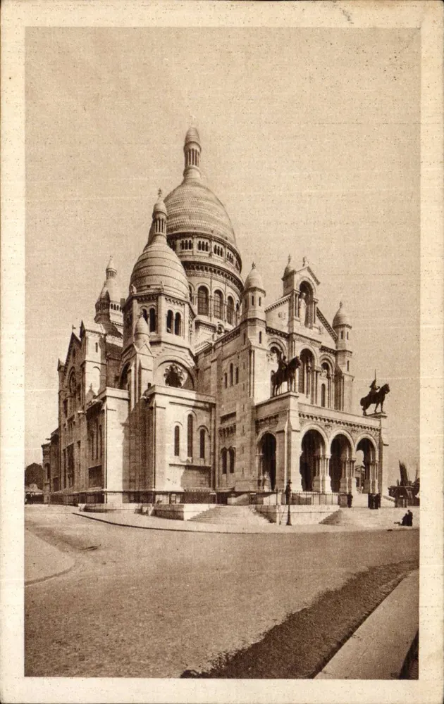 Basilika des Heiligen Herzens — Montmartre — Die Kleinen Bilder von Paris - Vorderseite