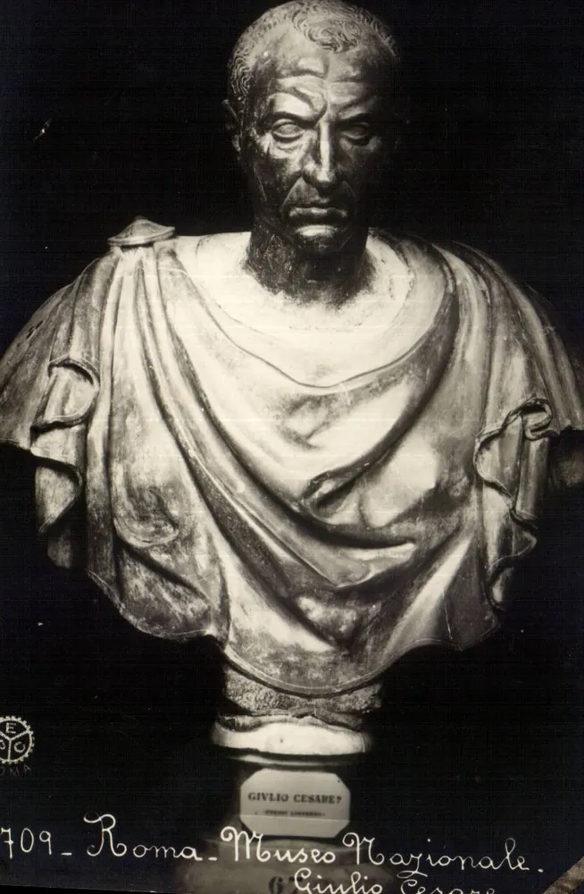 Büste von Caesar — Nationalmuseum Rom — Verlag E. ROMP, n° 709 - Vorderseite