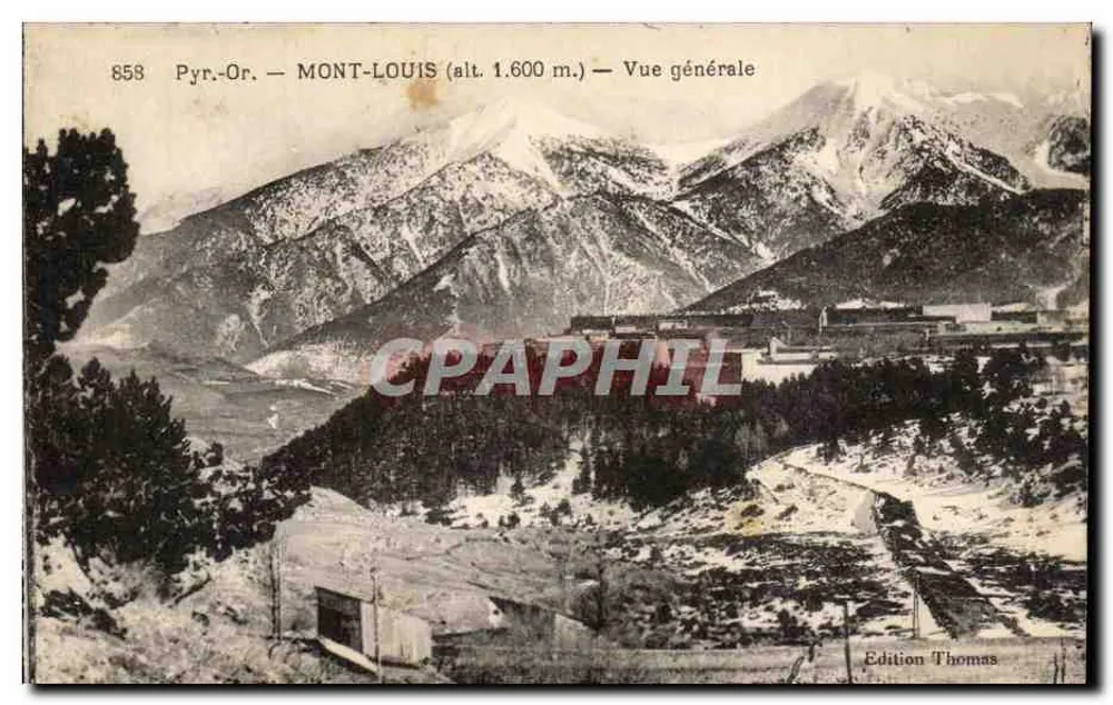 Mont-Louis (alt. 1.600 m.) — Ogólny widok — Wydawnictwo Thomas - Awers