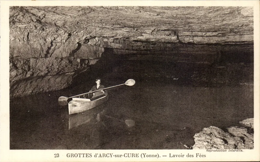 Grotten von Arcy-sur-Cure (Yonne) — Fées-Waschhaus — Verleger Joublin, Nr. 23 - Vorderseite