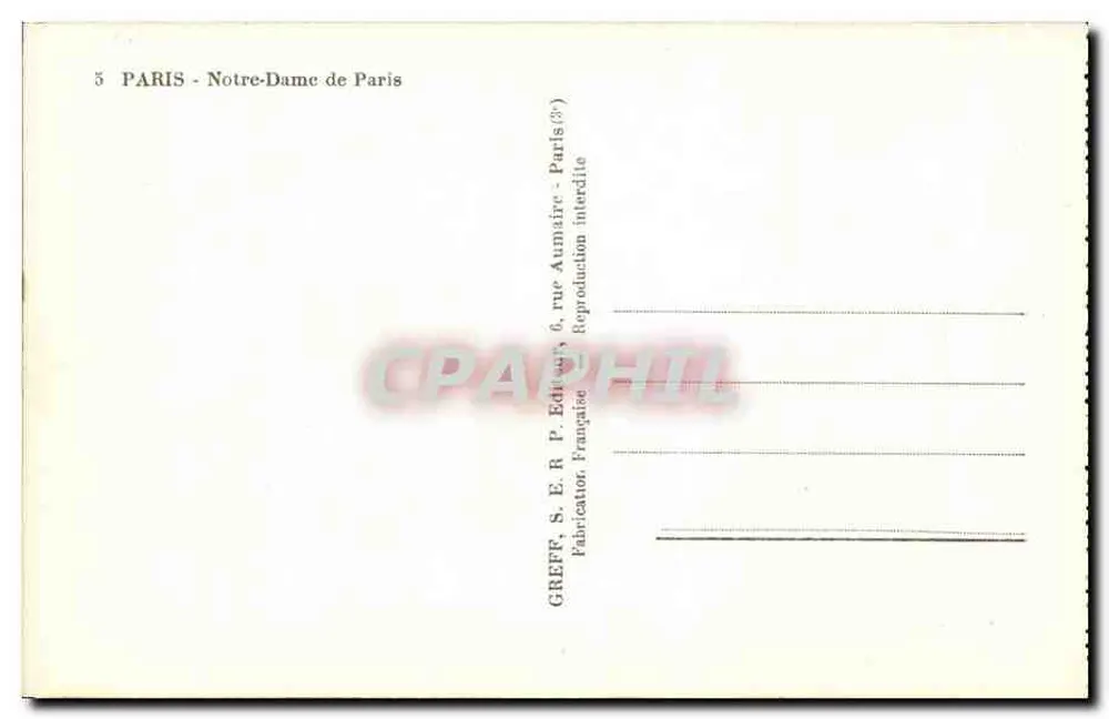Notre-Dame de Paris — vista da fachada — Greff - Verso