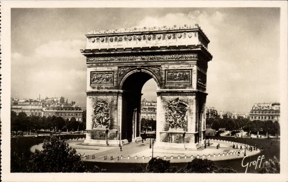 Paris - O Arco do Triunfo da Estrela — Greff, Paris - Frente