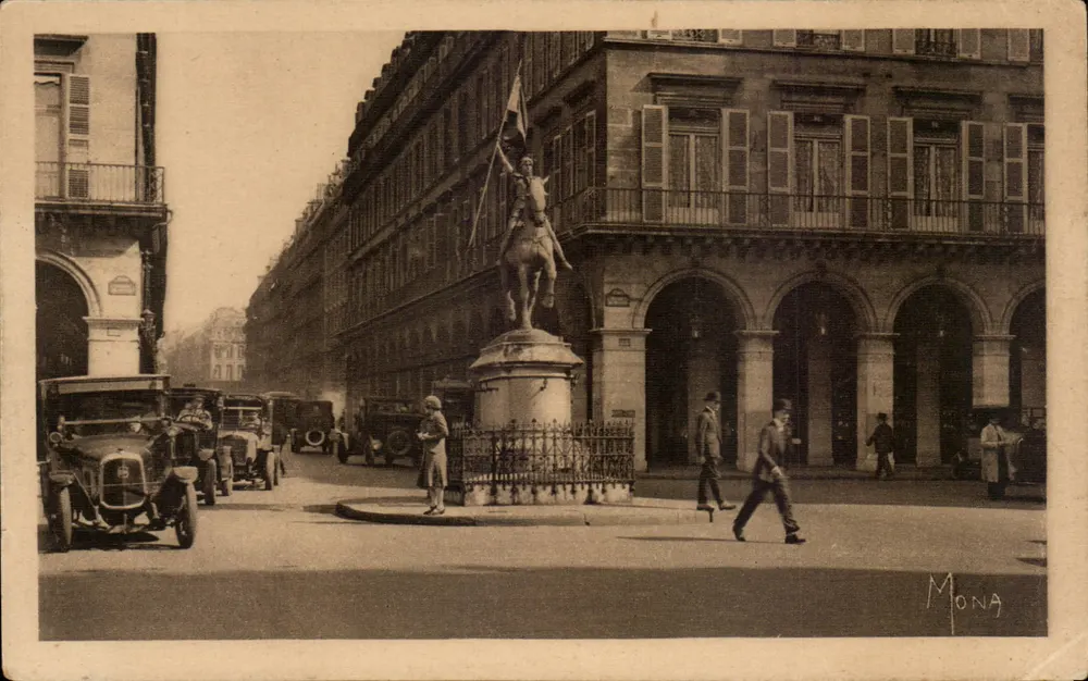 Paris - Statue der Jeanne d'Arc - Place de Rivoli — Verlag Tourist'Publicité, Paris - Vorderseite