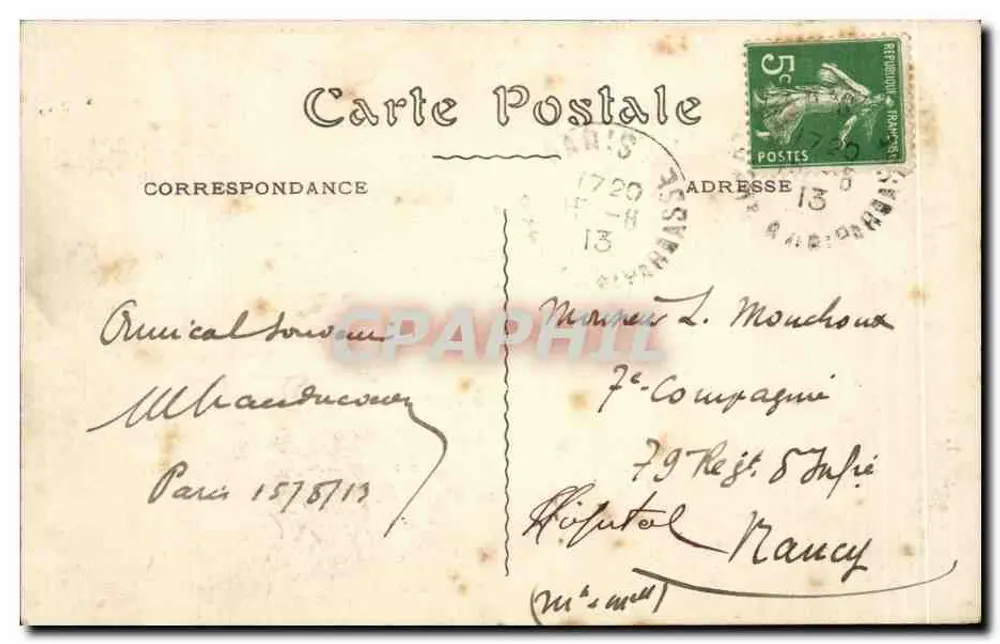 Paris - Boulevard Montmartre — vista urbana — editor Reutlin - Verso