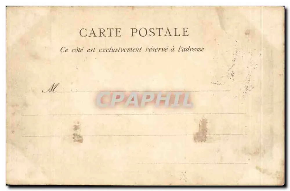 Paris - O Tribunal de Comércio e Conciergerie — Eugène Margot, n°4 - Verso