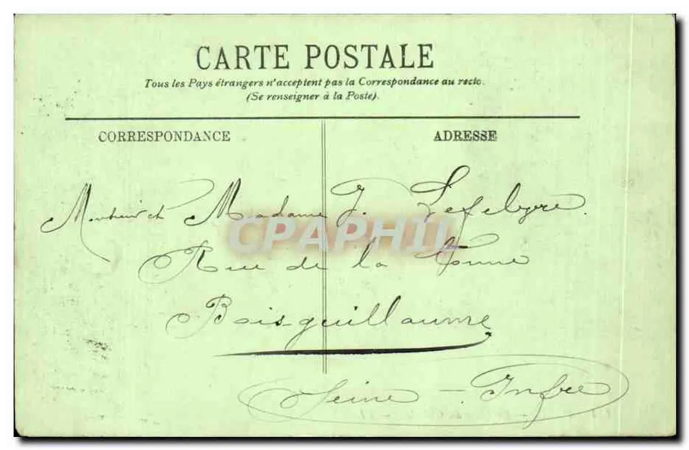 PARIS — A Praça do Châtelet — LL. — 114 - Verso