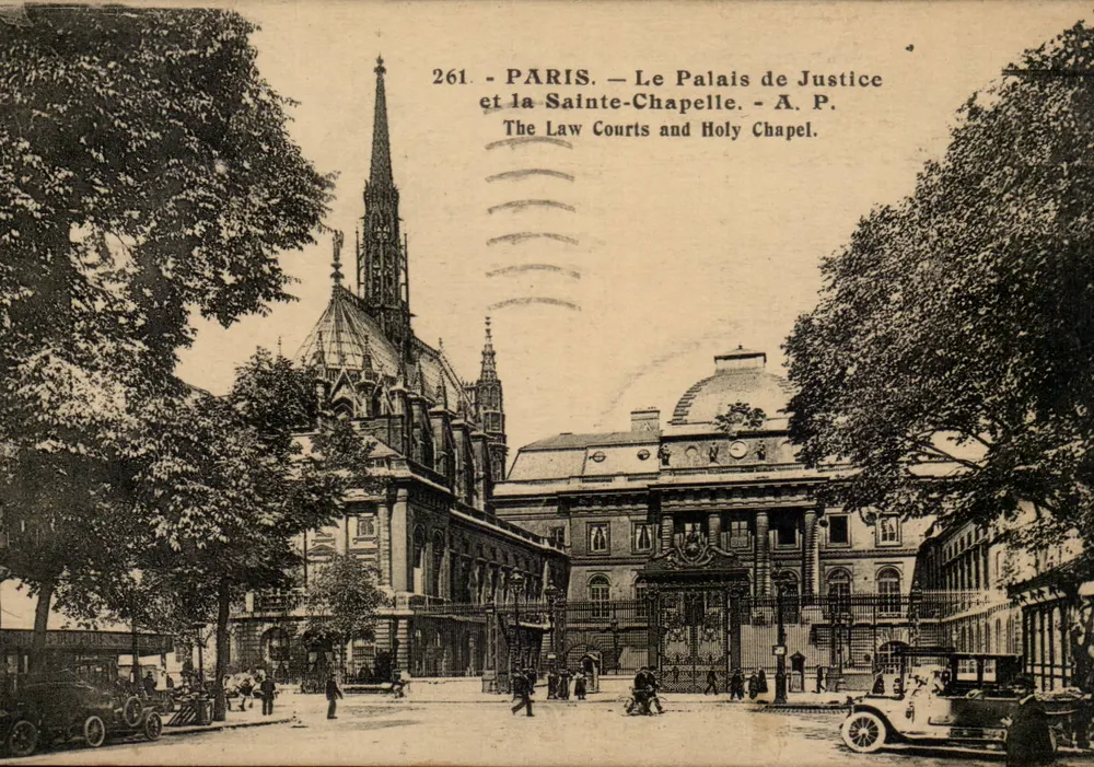 Paris — Das Palast der Gerechtigkeit und die Sainte-Chapelle — A. P. n°261 - Vorderseite