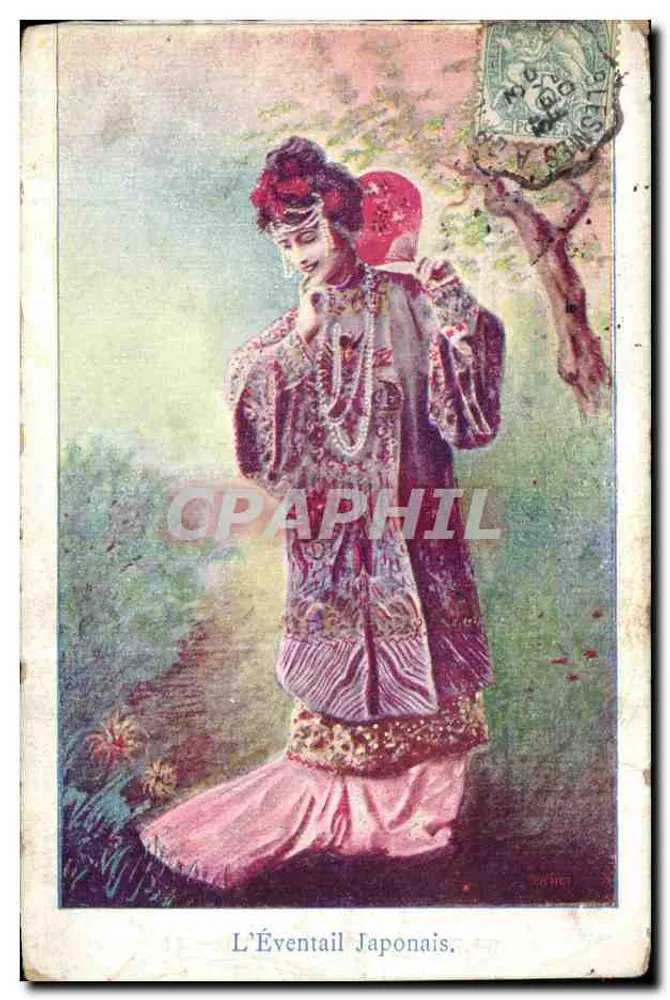 Der japanische Fächer — Verlag Verfict, Nr. 12 der Collection du Petit Parisien - Vorderseite