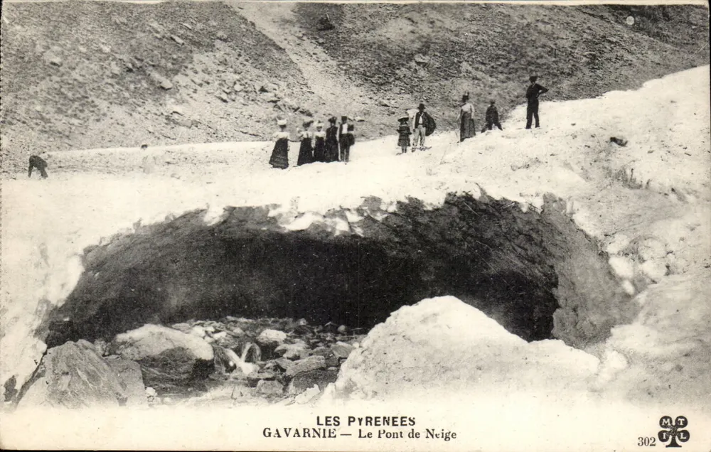 Gavarnie — O Ponte de Neige — MTIL, n° 302 - Frente