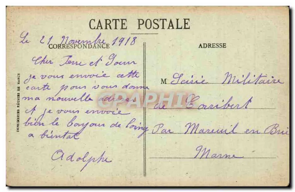 Epernay - Innenansicht der Kapelle des Auban Moët Krankenhauses — J. Bracquemart, 16. Ausg. Epernay - Rückseite