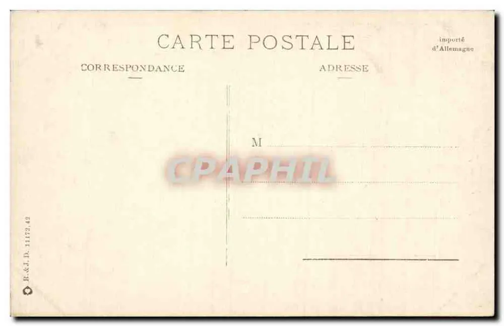Ponte da Espanha — ponte de pedra sobre um cânion com cachoeira — editor R.&J.D. n° 11172.42 - Verso