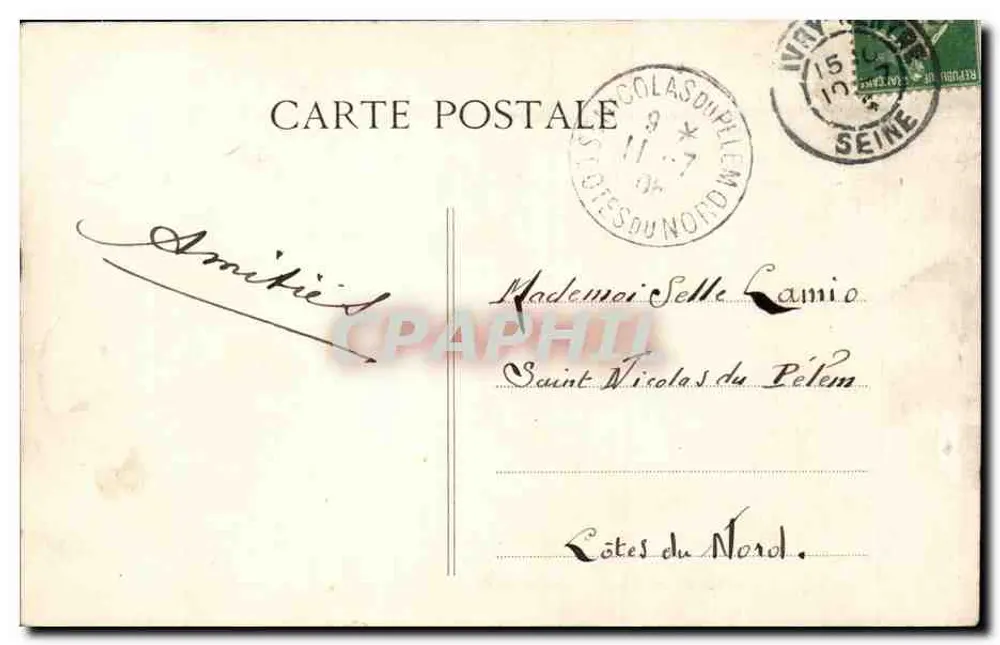 PARIS — Avenue de la Grande Armée — C. L. C. n° 385 - Rückseite