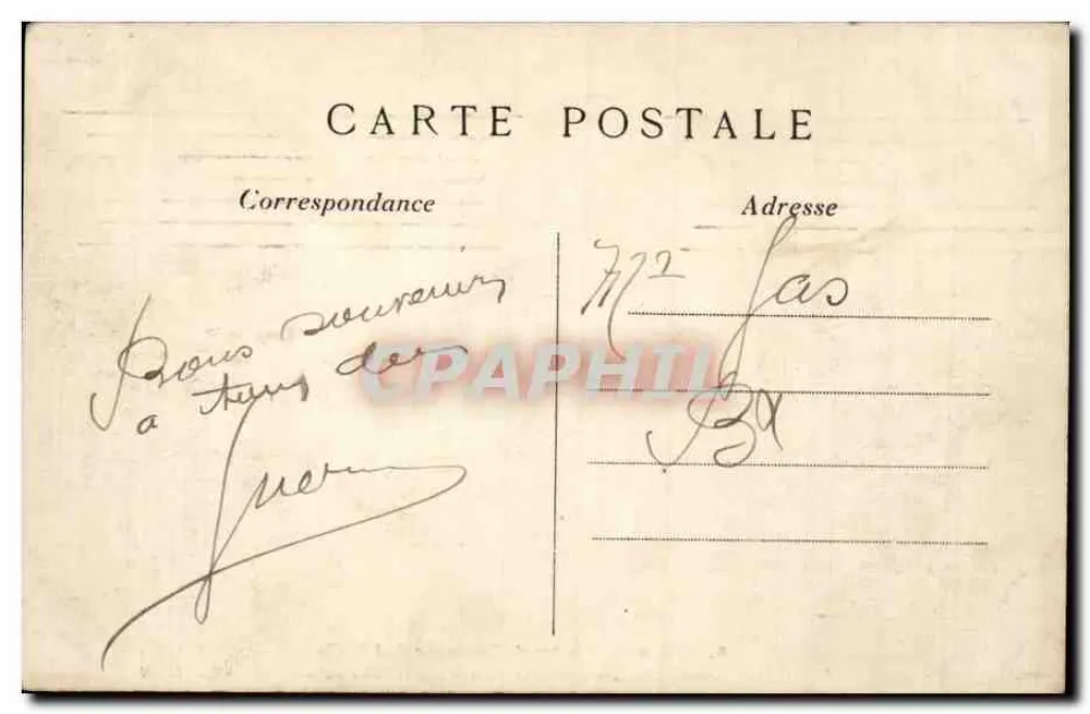 Paris – O Arco do Triunfo da Estrela — C. M. n°5 - Verso