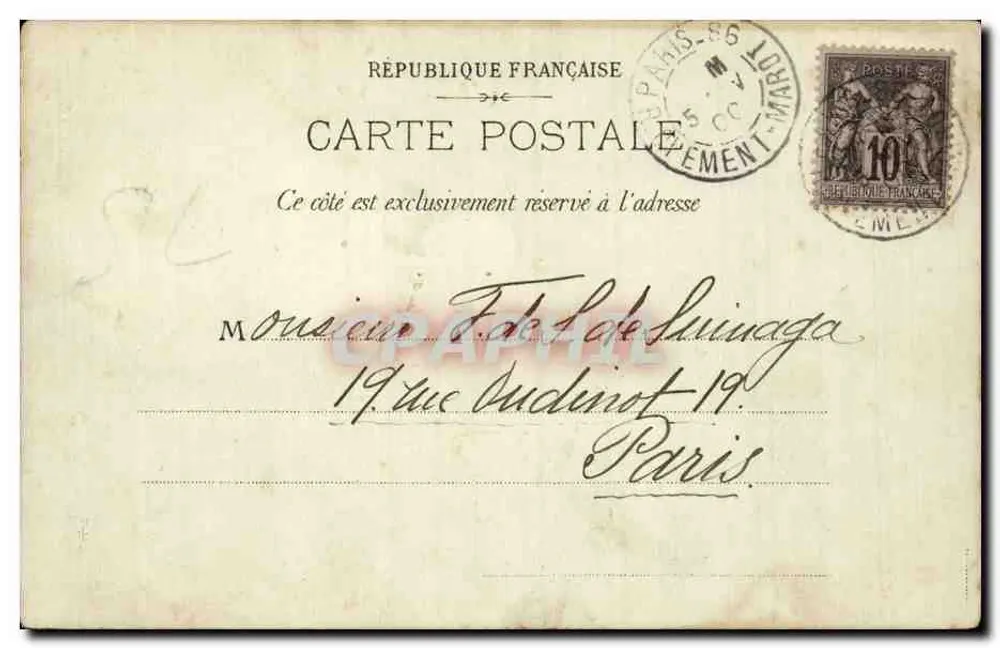 Igreja de São Sulpício — Paris — Editor: Paris, 53. Igreja de São Sulpício - Verso