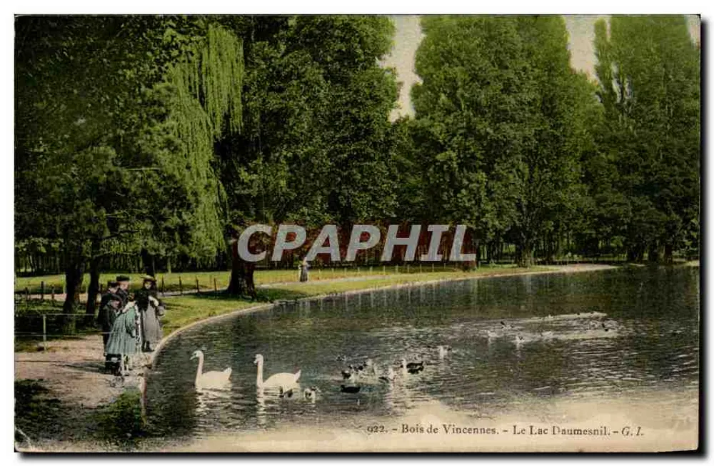 Wäldchen von Vincennes - See Daumesnil — G.I. n° 922 - Vorderseite