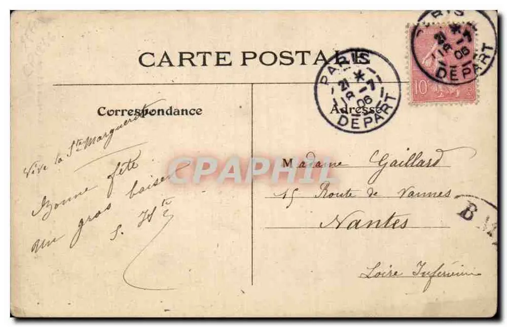 Saint-Germain-l'Auxerrois — Igreja de Paris — L. J. & Cie, Angoulême-Paris — 81 - Verso
