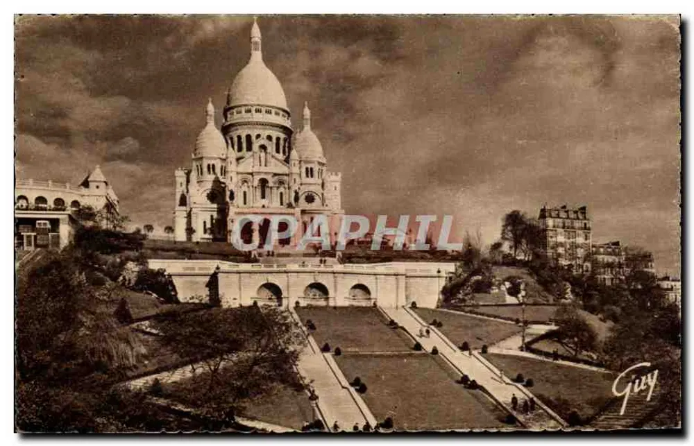 Basilika des Heiligen Herzens — Montmartre — Éditions d'Art GUY - Vorderseite