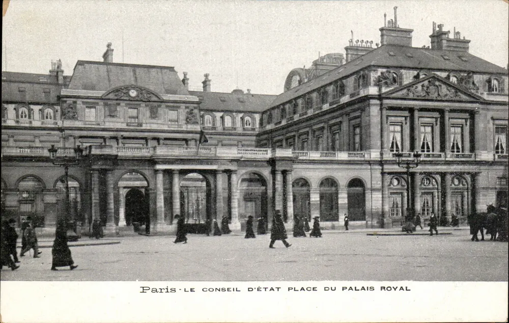 Paris — Der Conseil d'État, Place du Palais Royal — Verleger nicht sichtbar - Vorderseite