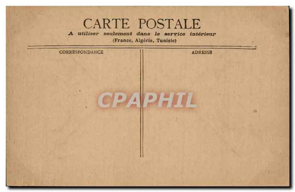 Paris — Der Conseil d'État, Place du Palais Royal — Verleger nicht sichtbar - Rückseite