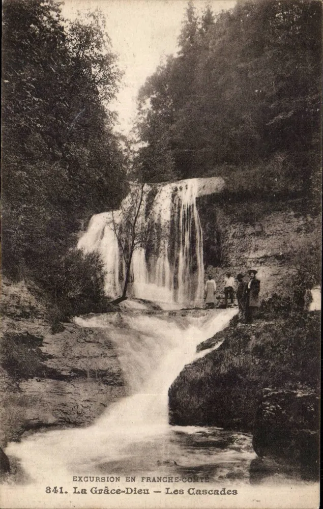 A Grâce-Dieu — As Cascades — Excursão na Franche-Comté — n° 841 - Frente