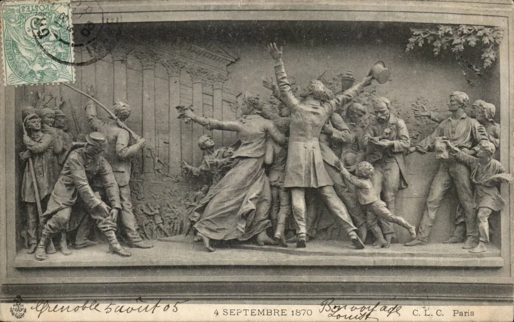 Bivouac — 4. September 1870 — C.L.C. Paris - Vorderseite