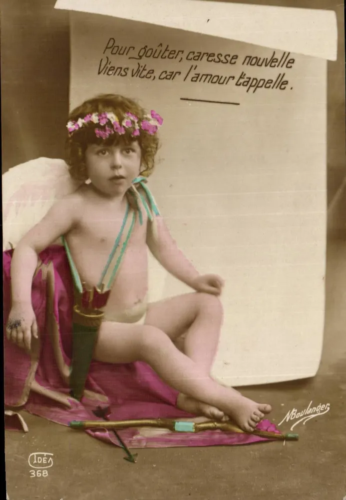 Kind als Cupido — N. Boulanger, n° 368 - Vorderseite