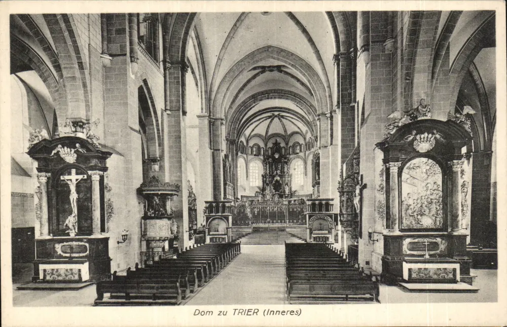 Dom zu TRIER — Innenansicht — Jacobs Kriek, Nuns-Verlag Trier, Nr. 26 - Vorderseite