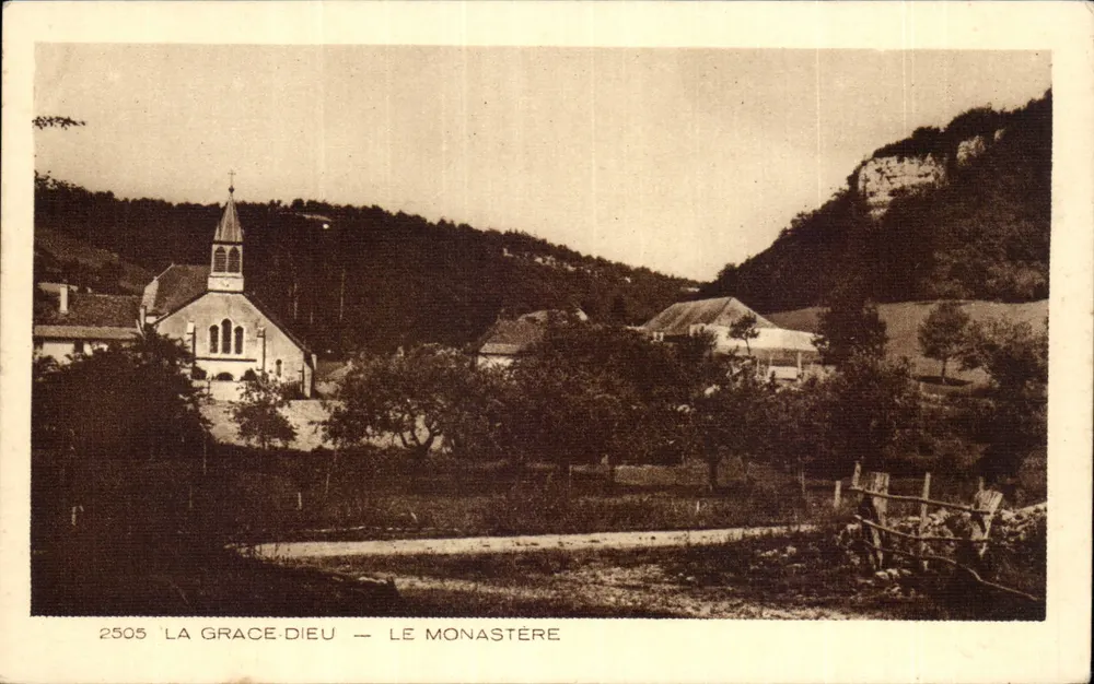 La Grâce-Dieu — O Mosteiro — Braun & Cie, Imp. - Edit., Mauvage-Dernach - Frente