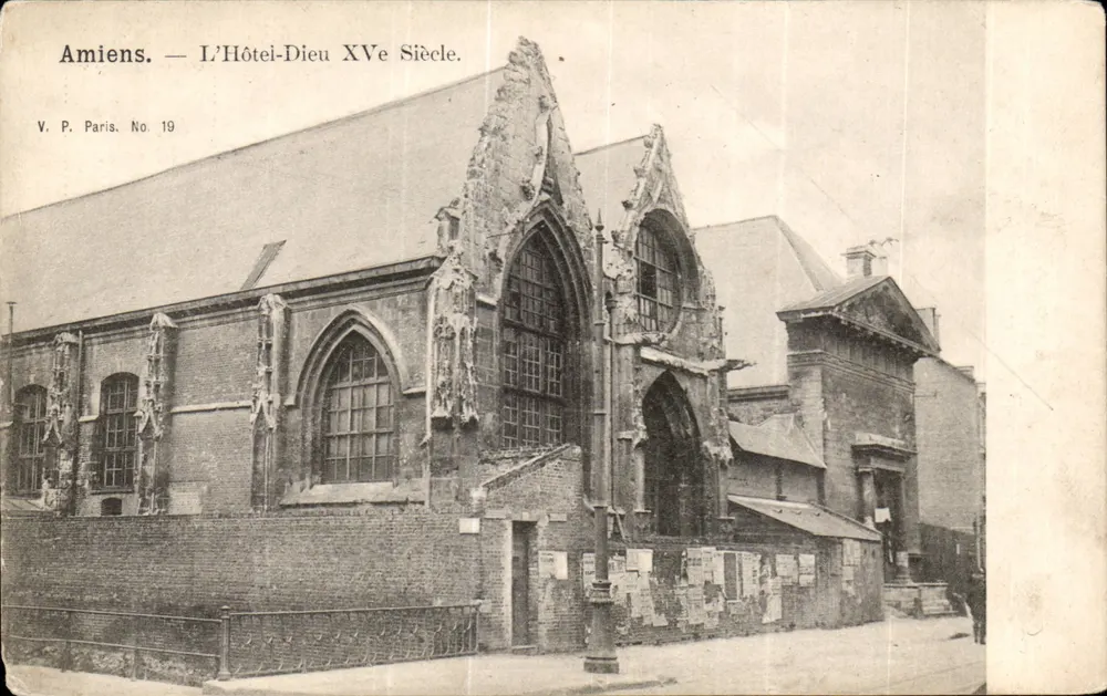 Amiens — L'Hôtel-Dieu XVe Siècle — V. P. Paris. No 19 - Awers