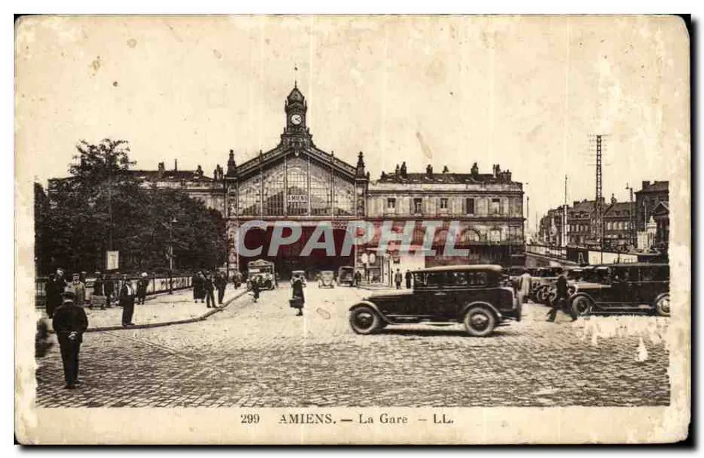 Amiens — A Estação — LL. — n° 299 - Frente