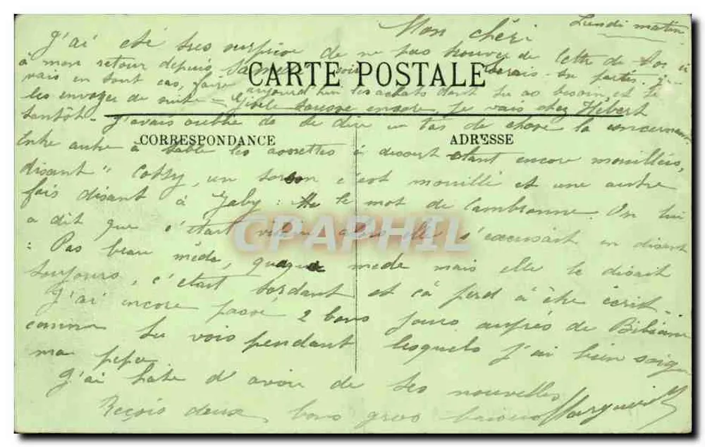 Dieppe — O Castelo — LL. — N° 11 - Verso
