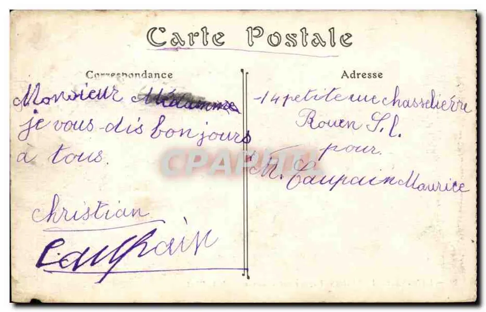 Langeais — O Castelo. Fachada meridional — ND. Fot. - Verso