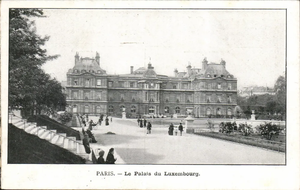PARIS — O Palácio do Luxembourg — Coleção da Pequena República, Paris - Frente
