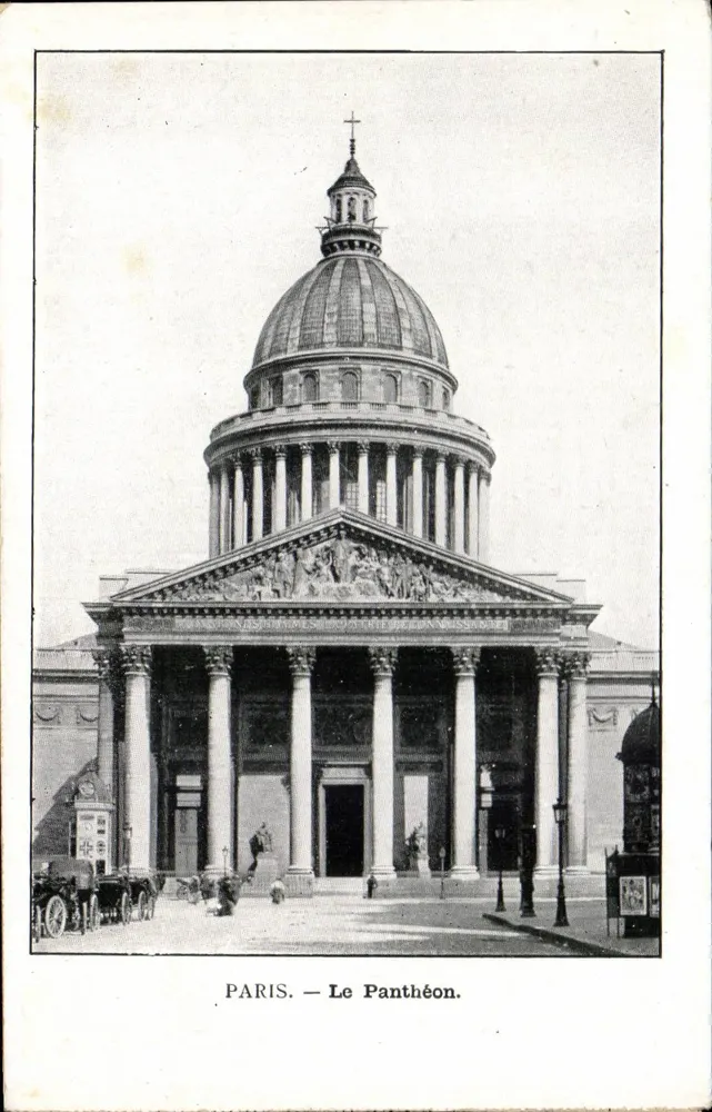 Paris — A Vista do Panteão — Coleção da Pequena República, n°7 - Frente