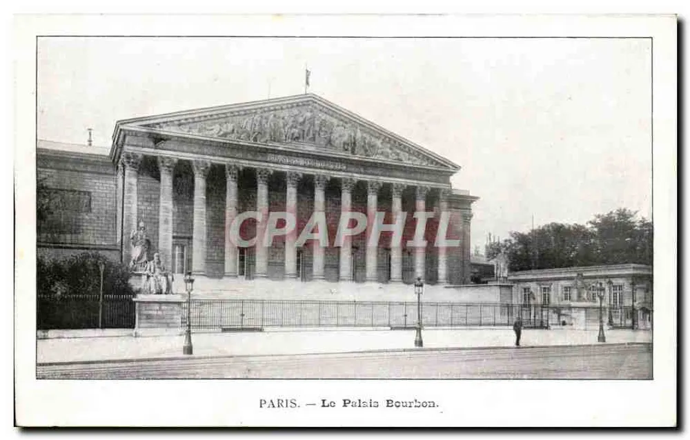 PARIS — O Palácio Bourbon — Coleção da Pequena República, Paris - Frente
