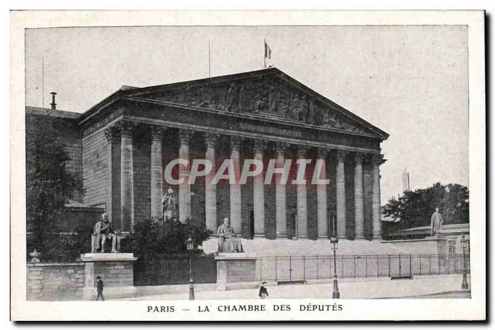 Paris — A Câmara dos Deputados - Frente