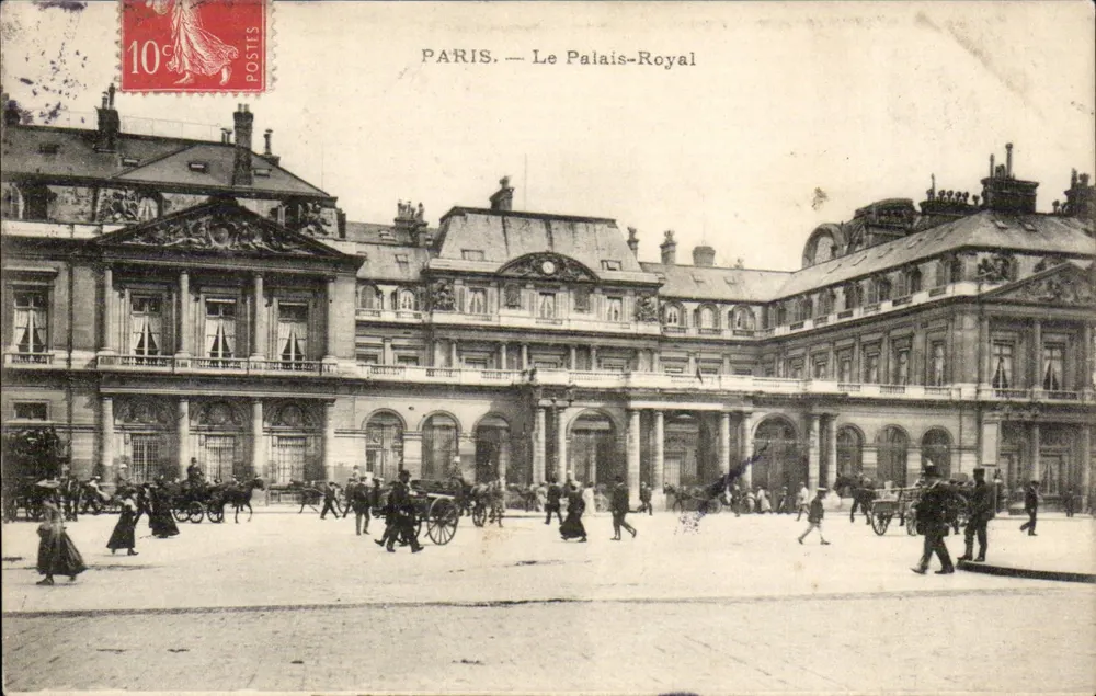 PARIS — O Palácio-Royal — Editor não identificado, número de série não visível - Frente