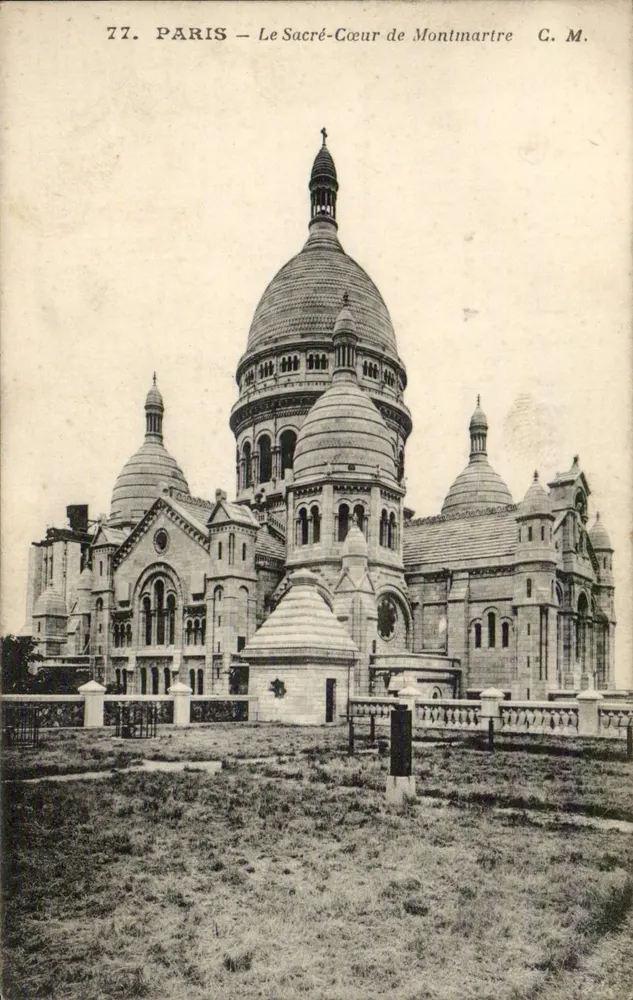 Paris — Der Sacré-Cœur von Montmartre — C. M. n°77 - Vorderseite