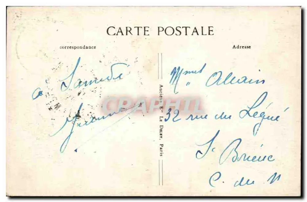 Parijs — Uitzicht genomen vanaf het Pavillon de Flore — 4514 - Achterkant